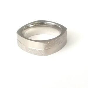 CrNew stainless‎ steel ring size 8